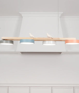 Sienna Bird Long Chandelier