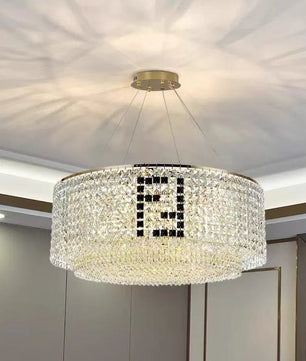 Liliana Round Crystal Chandelier