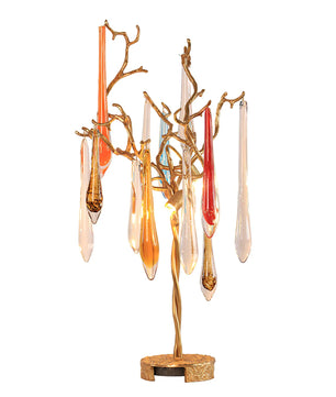 Aqua Willow Table Lamp