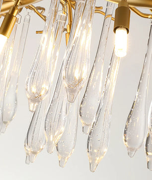Aqua Makrama Chandeliers