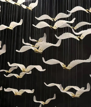 Large Seagull Chandelier