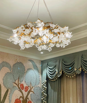 Hibiscus Flower Chandelier