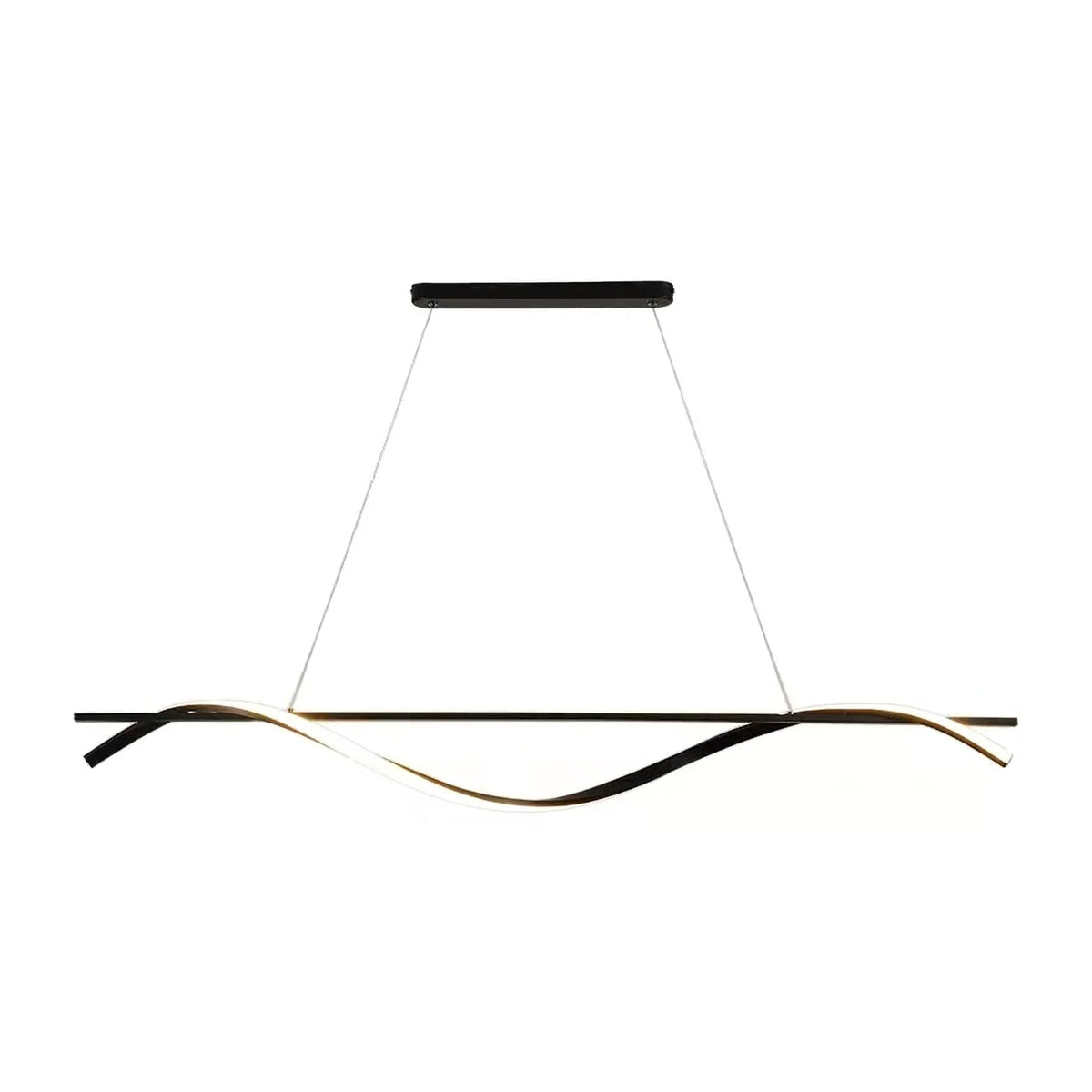 Black Wave Chandelier