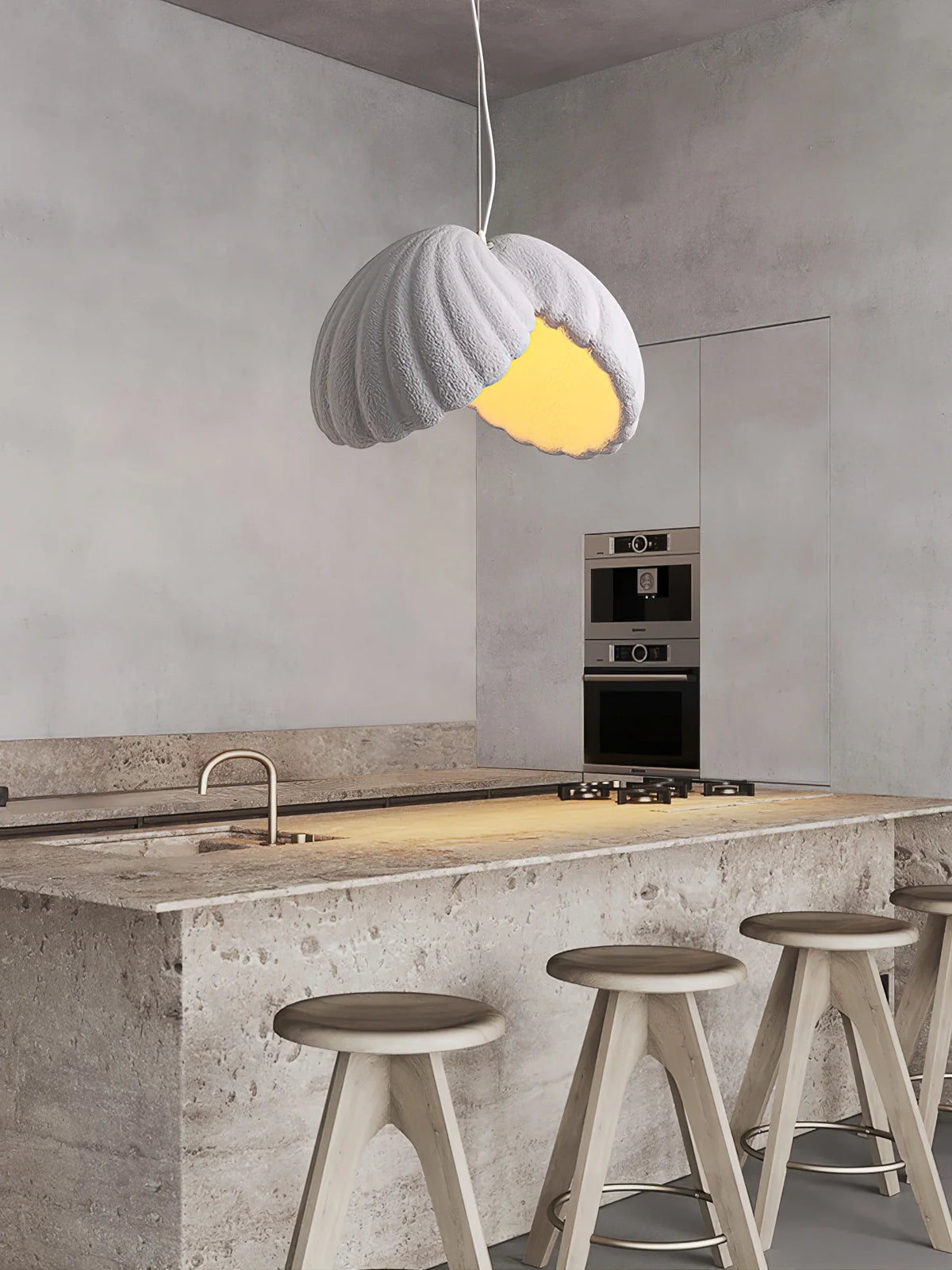 Wabi Sabi Resin Pendant Lamp