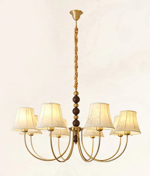 Orchid Fabric Chandelier
