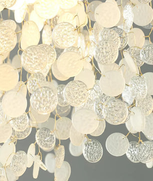 Shiro Noda Round Chandelier – Modern Brass & Glass Globe Ceiling Light for Dining Room