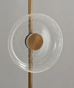 Glacier Crackle Glass Floor Lamp