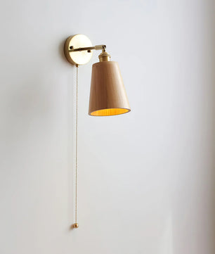 Rotatable Wooden Wall Lamp