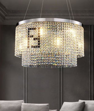 Liliana Round Crystal Chandelier