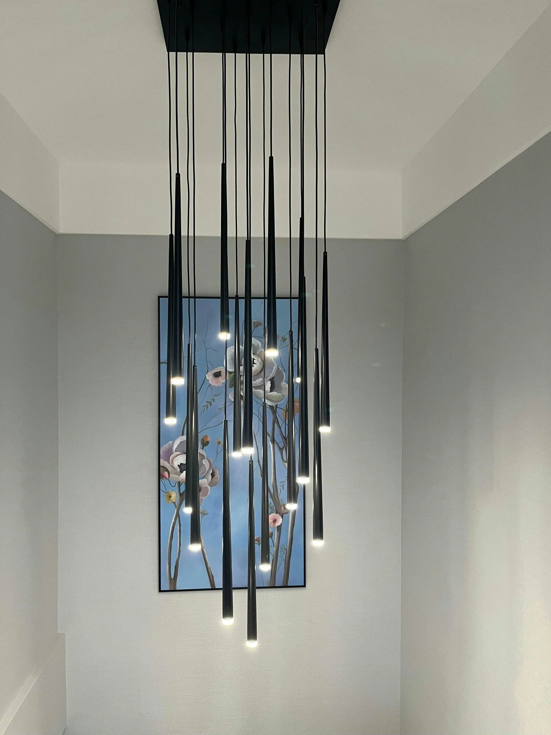 Slender Cone Chandelier