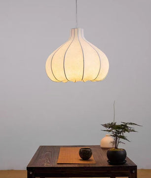 Onion Bubble Silk Pendant Lamp M434