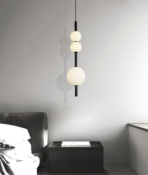 Vertical Glass Pendant Light