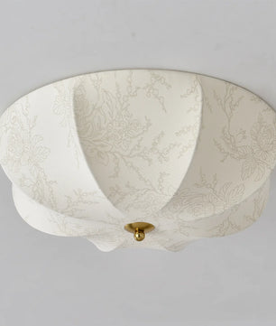 Orchid Fabric Ceiling Lamp