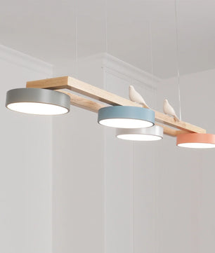 Sienna Bird Long Chandelier