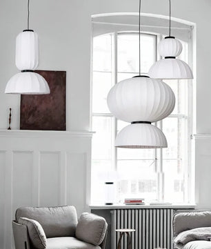 Mulberry Silk Lantern Pendant Light M433