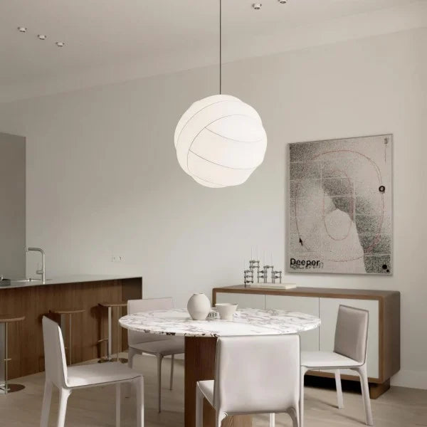 Wabi-Sabi Fiber Cocoon Pendant Lamp M400