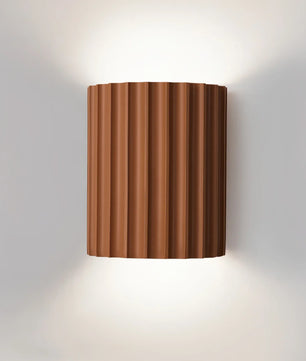 Fluted Resin Wall Lamp