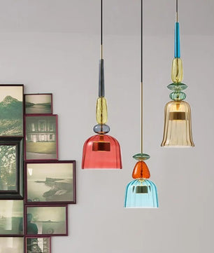 Nordic Macaron Lollipop Glass Pendant Lamp S118