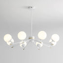 Spherical Beam Chandelier