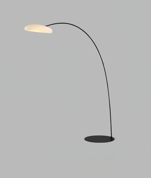 Mr Magoo Floor Lamp – Modern Minimalist Tall Standing Lamp for Living Room, Black & White