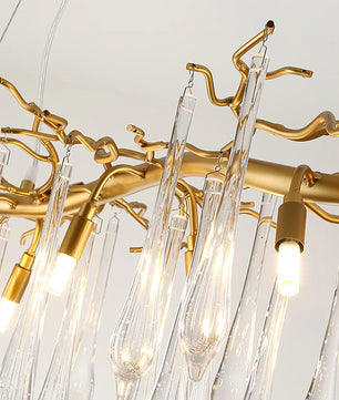 Aqua Makrama Chandeliers
