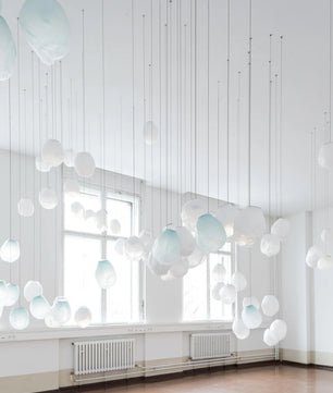 Liquid Glass Stone Pendant Light