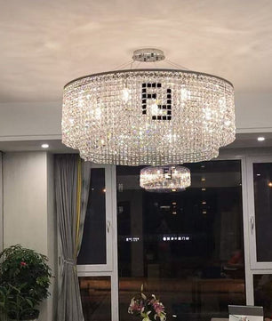 Liliana Round Crystal Chandelier