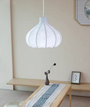 Onion Bubble Silk Pendant Lamp M434