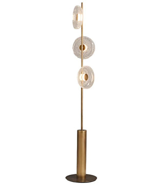 Glacier Crackle Glass Floor Lamp