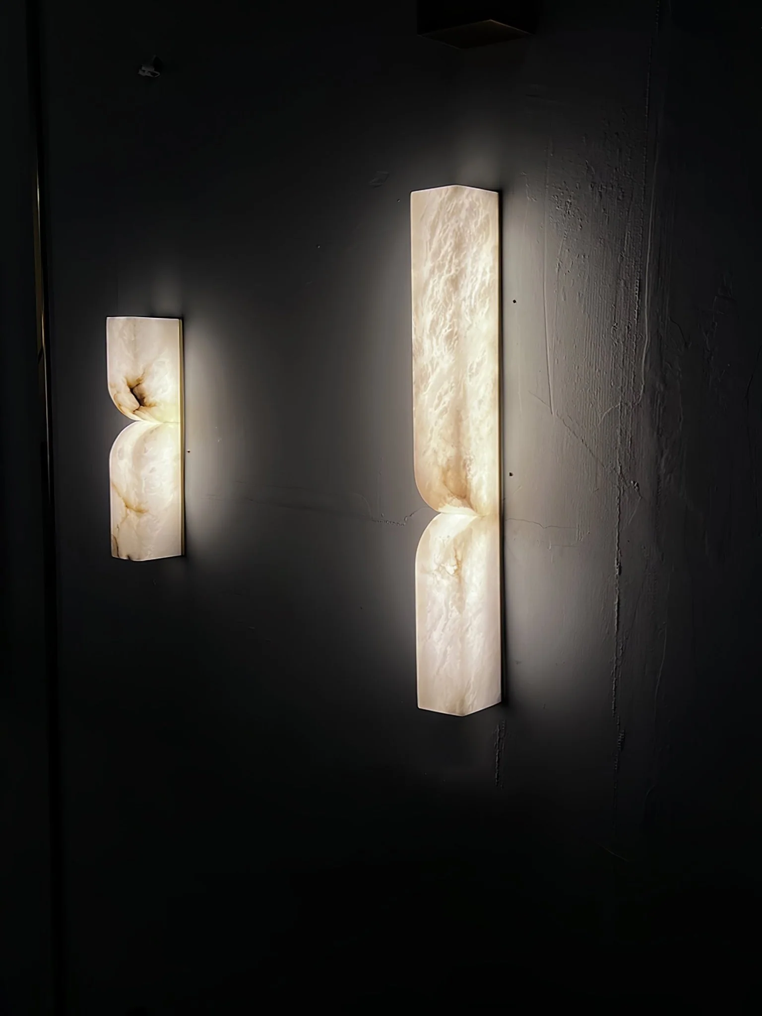 Up Down alabster Wall Sconce