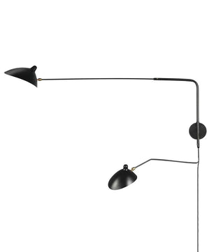 Serge Mouille Plug In Wall Lamp