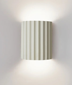 Fluted Resin Wall Lamp