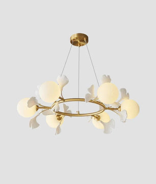Allanie Gingko Round Chandelier