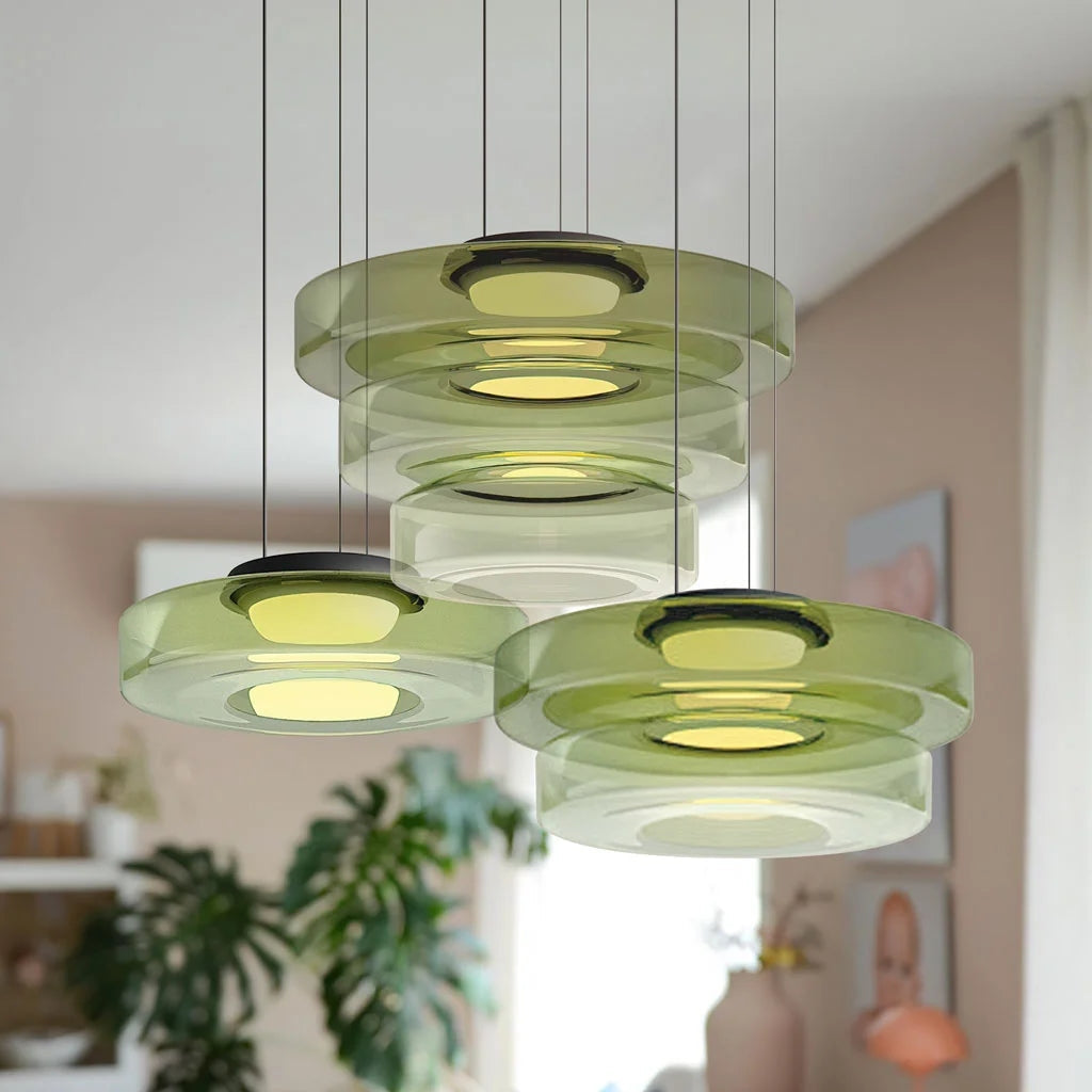 Nordic postmodern creative glass pendant light