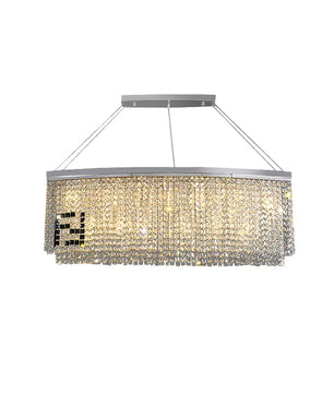 Liliana Rectangle Crystal Chandelier