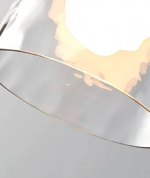 Modern Water Ripple Transparent Glass Pendant Lamp M16
