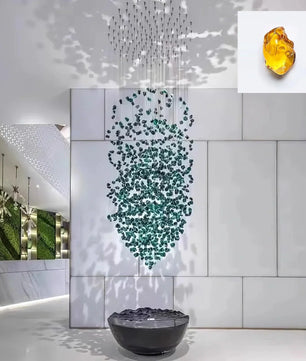 Crystal Stone Chandelier