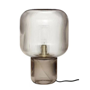 Oval Glass Table Lamp