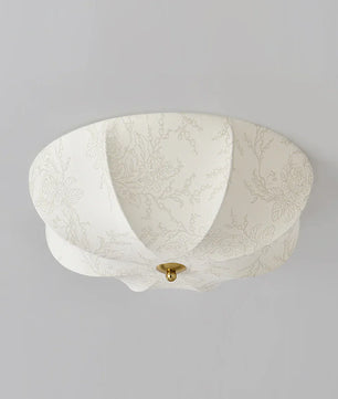 Orchid Fabric Ceiling Lamp
