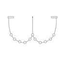 Curve Leather Chandelier