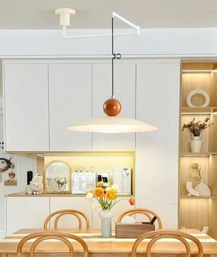 Nordic Flying Saucer Swing Arm Movable Pendant Light M111