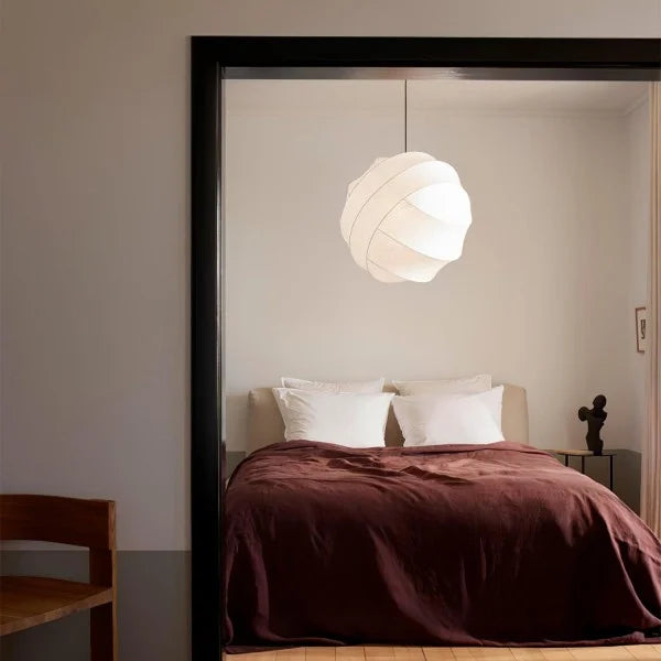 Wabi-Sabi Fiber Cocoon Pendant Lamp M400
