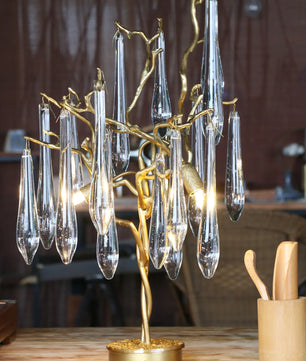 Aqua Willow Table Lamp