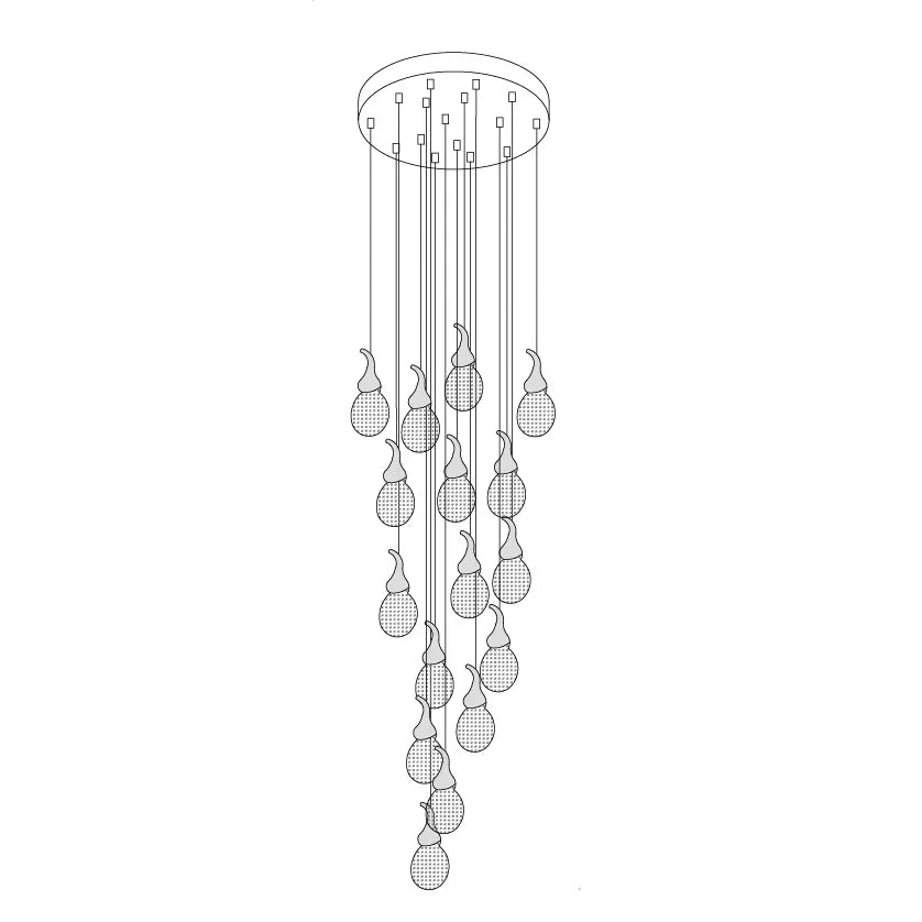 Leo Bubble Chandelier