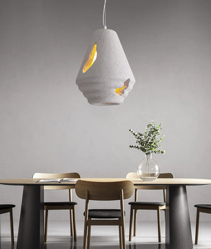 Wabi Sabi Resin Pendant Lamp