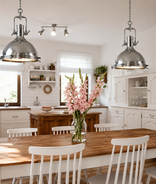 Industrial Nautical Dome Pendant Light