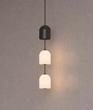 Perla Stacked Glass Pendant Light