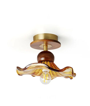 Kapok Wood Ceiling Light