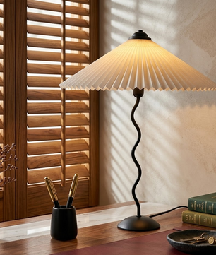 Pleated Table Lamp