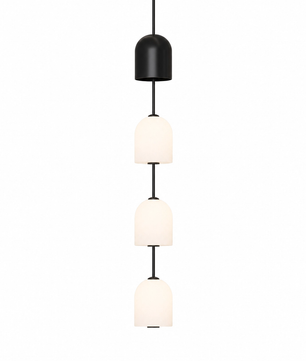 Perla Stacked Glass Pendant Light